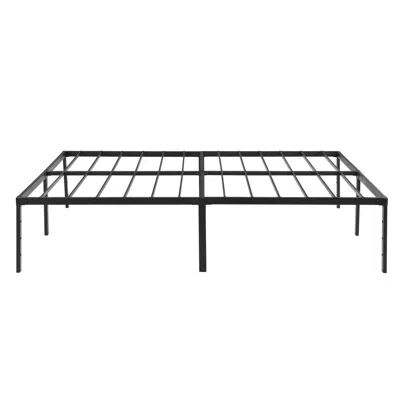 Goodsilo Queen Size Premium Heavy Duty Reliable Durable Sturdy Bed Frame In Black