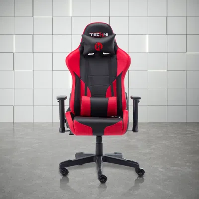 Goodsilo Techni Sport Ts-90 Office-pc Gaming Chair In Red