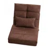 Goodsilo Triple Fold Down Sofa Bed Adjustable Floor Couch