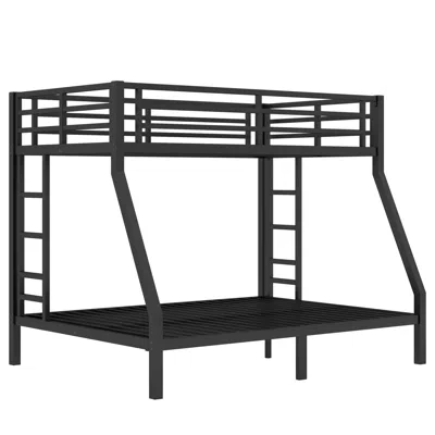 Goodsilo Twin Over Full Metal Bunk Bed In Animal Print