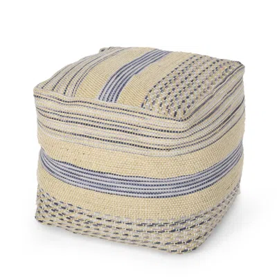 Goodsilo Western Handcrafted Fabric Pouf