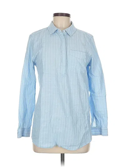 Pre-owned Goodthreads Long Sleeve Button Down Shirt In Blue