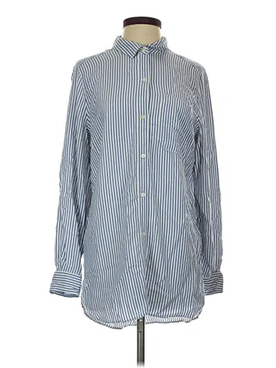 Pre-owned Goodthreads Long Sleeve Button Down Shirt In Blue