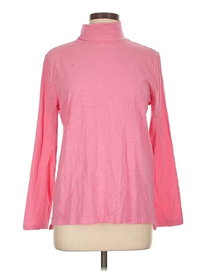 Pre-owned Goodthreads Long Sleeve Turtleneck In Pink