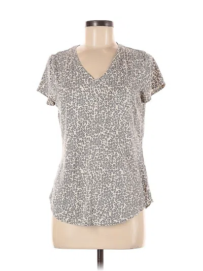 Pre-owned Goodthreads Short Sleeve T-shirt In Silver