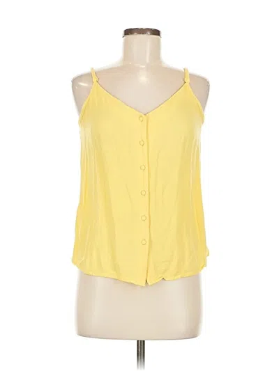 Pre-owned Goodthreads Sleeveless Blouse In Yellow
