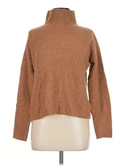 Pre-owned Goodthreads Turtleneck Sweater In Brown