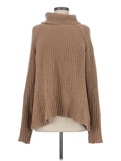 Pre-owned Goodthreads Turtleneck Sweater In Brown