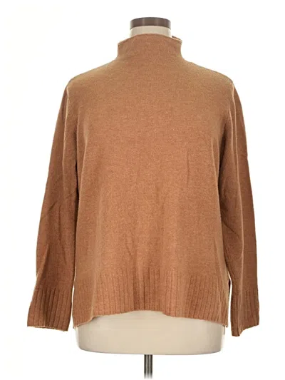 Pre-owned Goodthreads Turtleneck Sweater In Brown