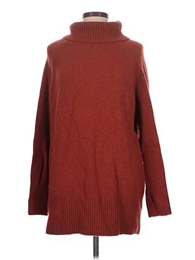 Pre-owned Goodthreads Turtleneck Sweater In Burgundy
