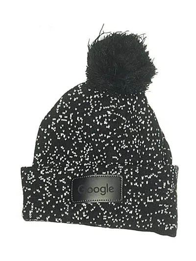Pre-owned Google Beanie Hat In Black