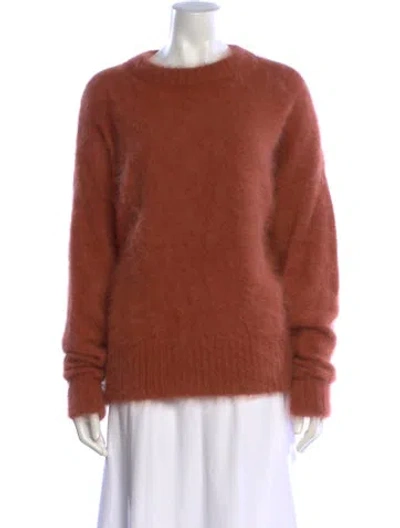 Pre-owned Goop G. Label Angora Crew Neck Sweater In Multi