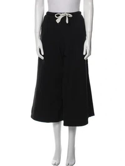 Pre-owned Goop G. Label Bateau Neckline Knee-length Dress In Black