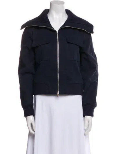 Pre-owned Goop G. Label Bomber Jacket In Blue