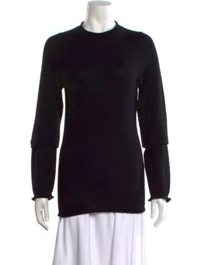 Pre-owned Goop G. Label Cashmere Crew Neck Sweater In Black