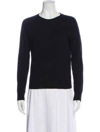 Pre-owned Goop G. Label Cashmere Crew Neck Sweater In Blue