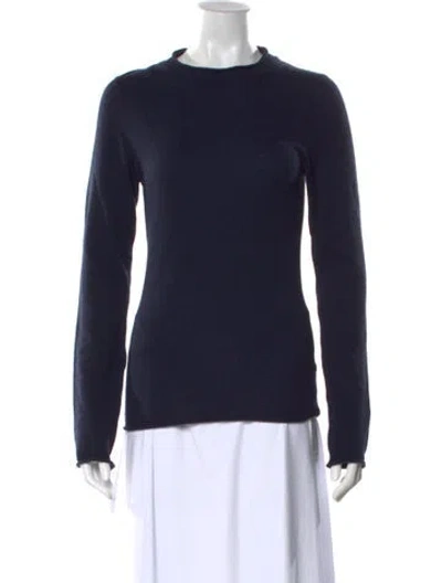 Pre-owned Goop G. Label Cashmere Crew Neck Sweater In Blue