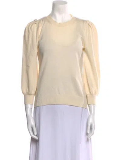Pre-owned Goop G. Label Cashmere Crew Neck Sweater In Neutral