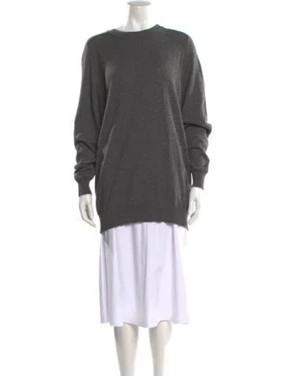 Pre-owned Goop G. Label Cashmere Crew Neck Sweater In Orange