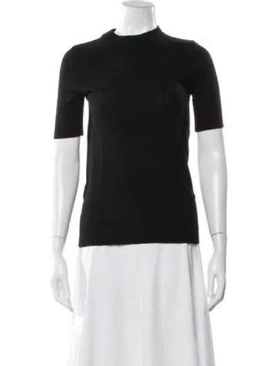 Pre-owned Goop G. Label Cashmere Mock Neck Sweater In Black
