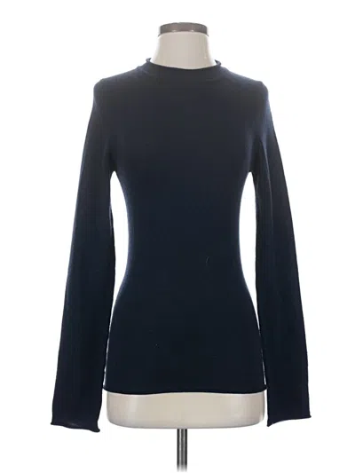Pre-owned Goop G. Label Cashmere Pullover Sweater In Blue