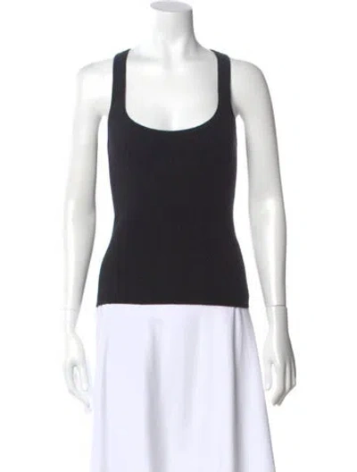Pre-owned Goop G. Label Cashmere Scoop Neck Sweater In Black