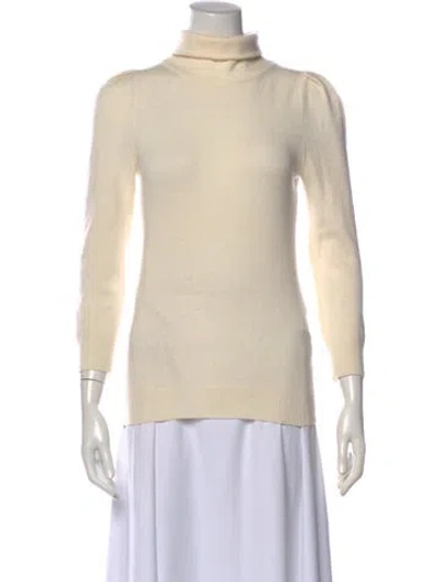 Pre-owned Goop G. Label Cashmere Turtleneck Sweater In Neutral