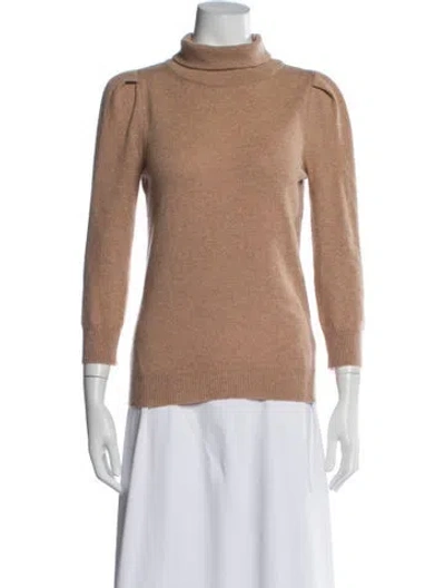 Pre-owned Goop G. Label Cashmere Turtleneck Sweater In Neutral