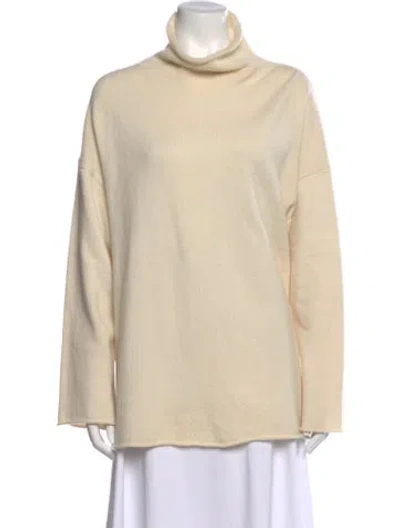 Pre-owned Goop G. Label Cashmere Turtleneck Sweater In Neutral