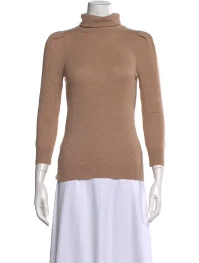 Pre-owned Goop G. Label Cashmere Turtleneck Sweater In Neutral
