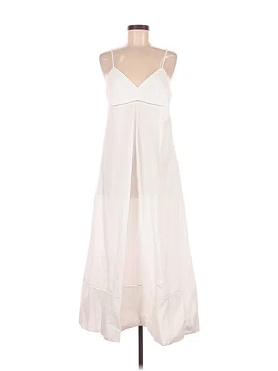 Pre-owned Goop G. Label Casual Dress In White