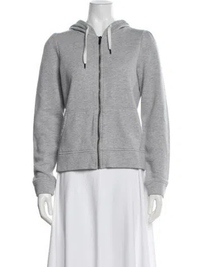 Pre-owned Goop G. Label Crew Neck Long Sleeve Hoodie In Gray