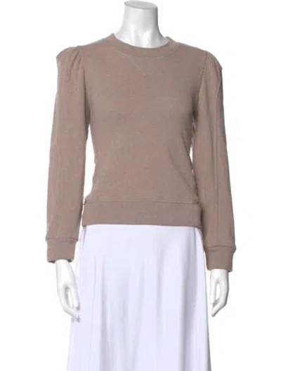 Pre-owned Goop G. Label Crew Neck Long Sleeve Sweatshirt In Pink