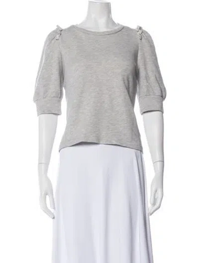 Pre-owned Goop G. Label Crew Neck Short Sleeve Top In White