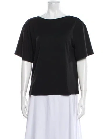 Pre-owned Goop G. Label Crew Neck Short Sleeve T-shirt In Black