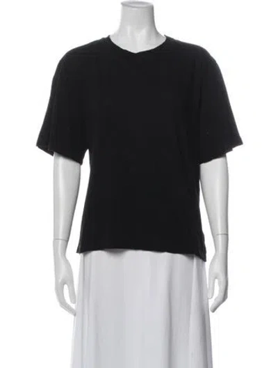 Pre-owned Goop G. Label Crew Neck Short Sleeve T-shirt In Black