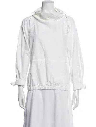 Pre-owned Goop G. Label Crew Neck Sweater In White
