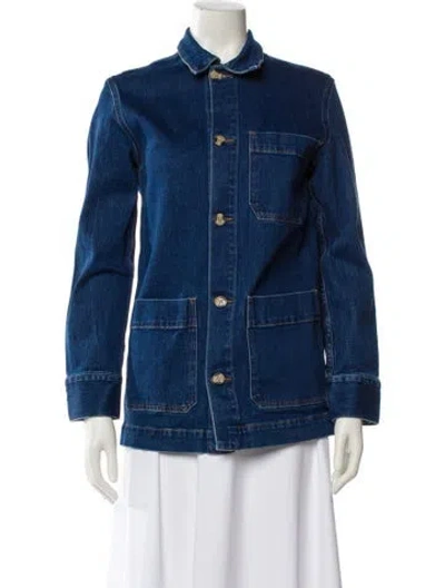 Pre-owned Goop G. Label Denim Jacket In Blue