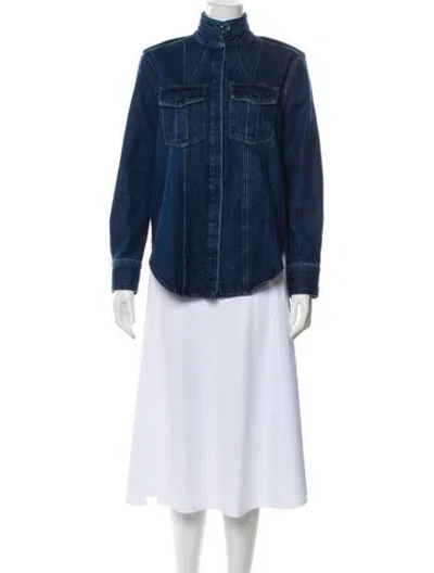 Pre-owned Goop G. Label Denim Jacket In Blue