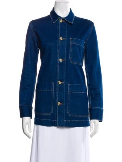 Pre-owned Goop G. Label Denim Jacket In Blue