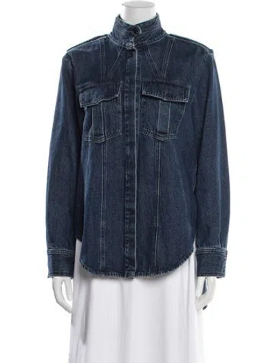 Pre-owned Goop G. Label Denim Jacket In Blue