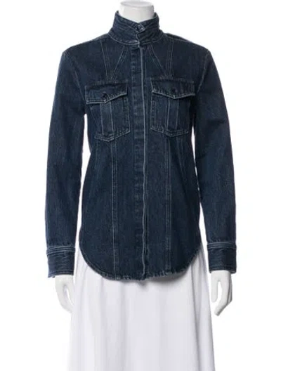 Pre-owned Goop G. Label Denim Jacket In Blue
