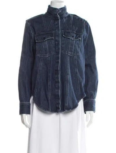 Pre-owned Goop G. Label Denim Jacket In Blue