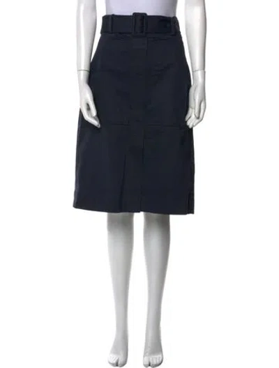 Pre-owned Goop G. Label Knee-length Skirt In Blue