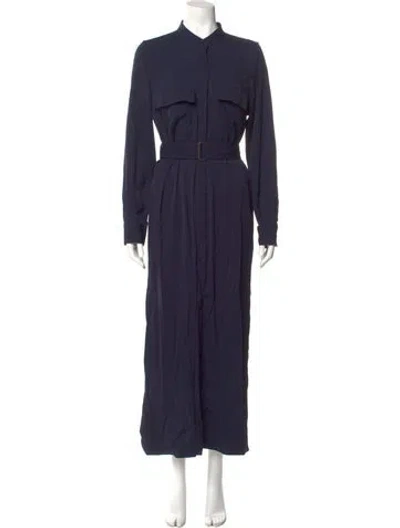 Pre-owned Goop G. Label Long Dress In Blue