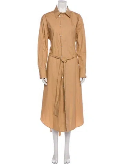 Pre-owned Goop G. Label Long Dress In Neutral