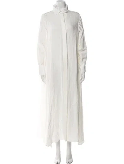 Pre-owned Goop G. Label Long Dress In White