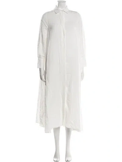 Pre-owned Goop G. Label Long Dress In White