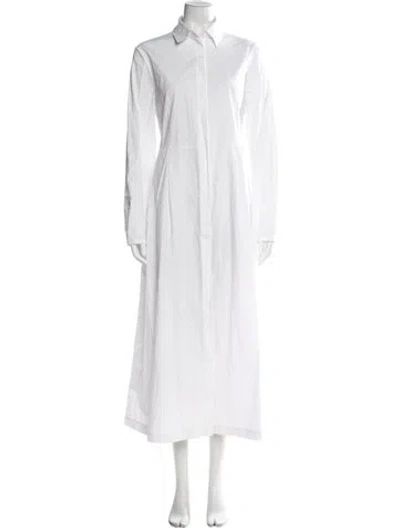 Pre-owned Goop G. Label Long Dress In White
