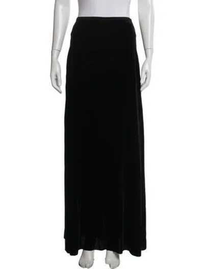 Pre-owned Goop G. Label Long Skirt In Black